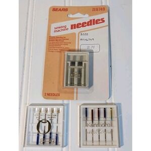NOS Vintage SEARS KENMORE [Japan] Sewing Machine Needles 6749 Blue & Multi